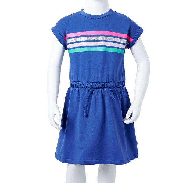 Kids' dress with drawstring Cobalt Blue 140