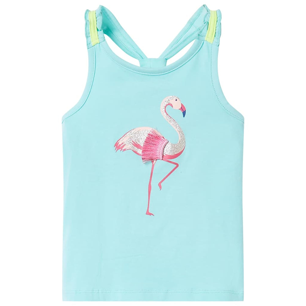 Kids' Tank Top Light Mint Green 128