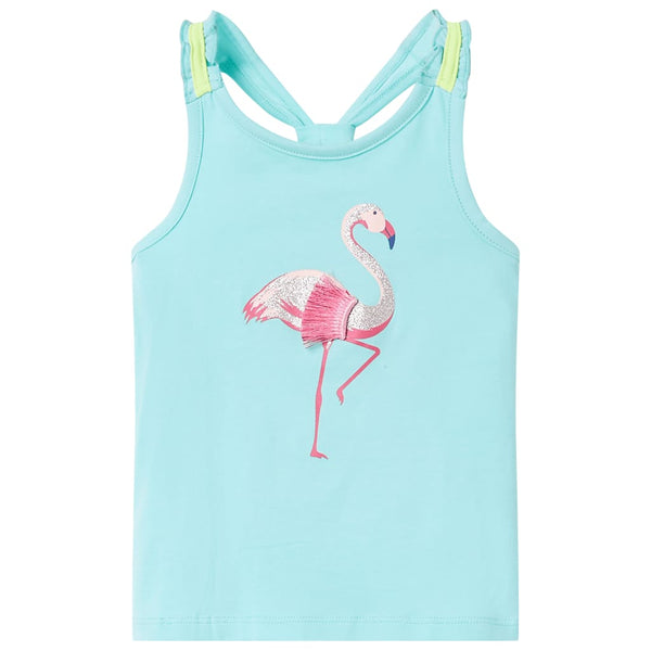 Kids' Tank Top Light Mint Green 140