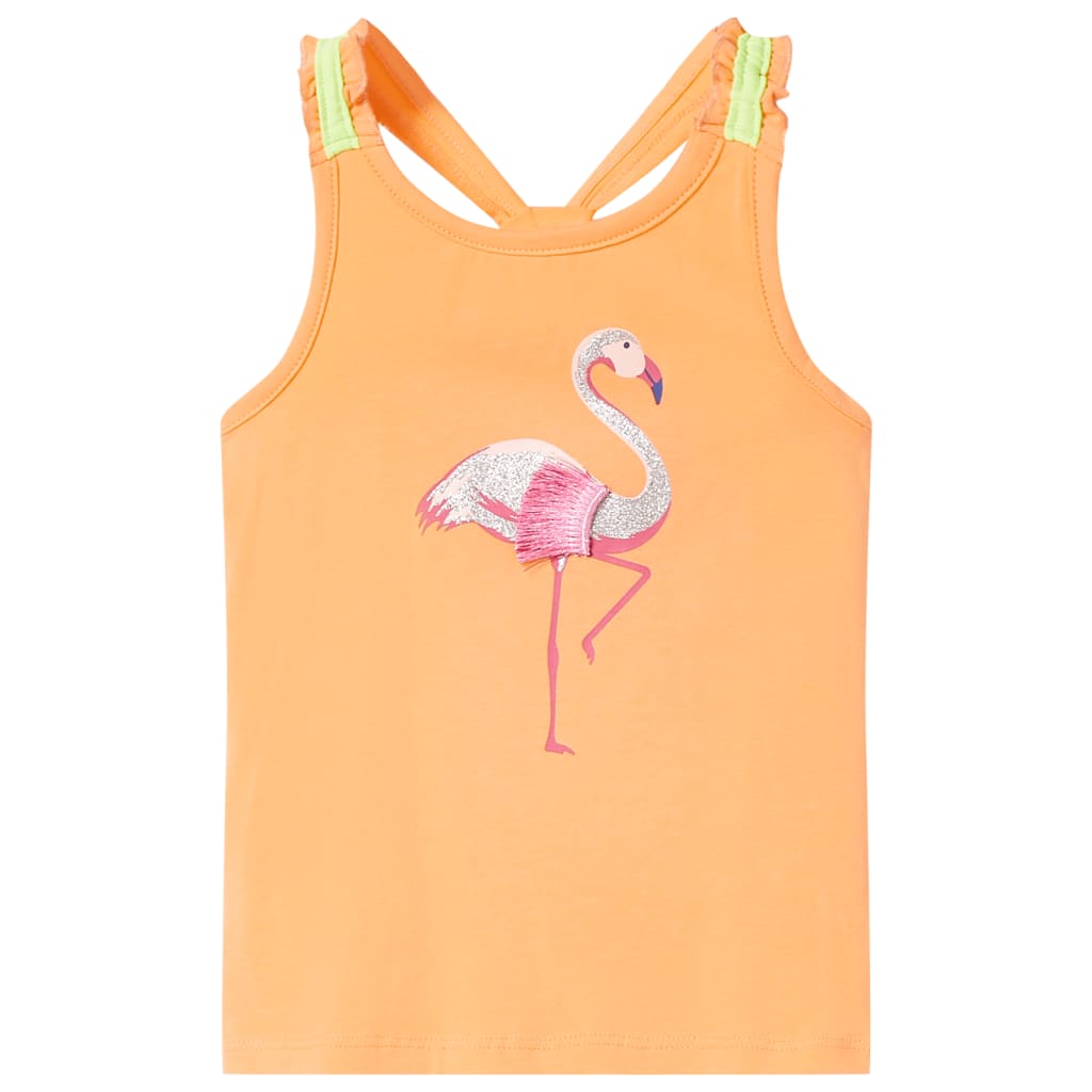 Kids' Tank Top Light Orange 140