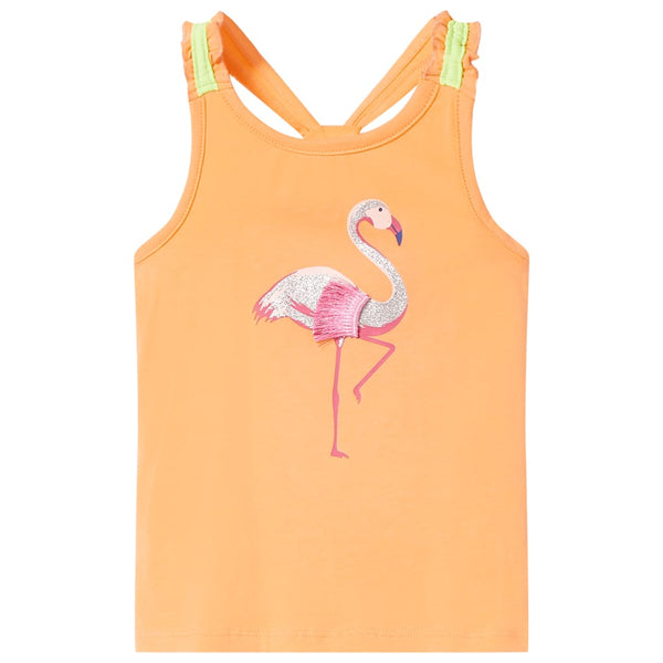 Kids' Tank Top Light Orange 140