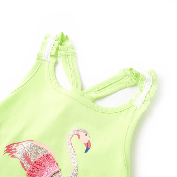 Children's Tank Top Neon Yellow 116