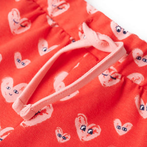 Children's Drawstring Shorts Red 104