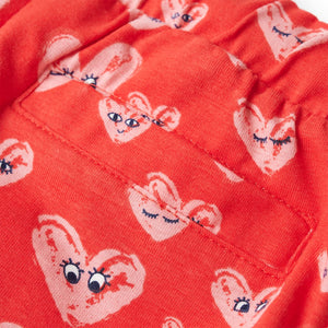 Children's Drawstring Shorts Red 104
