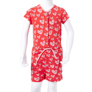 Kids' Play Suit Red 104