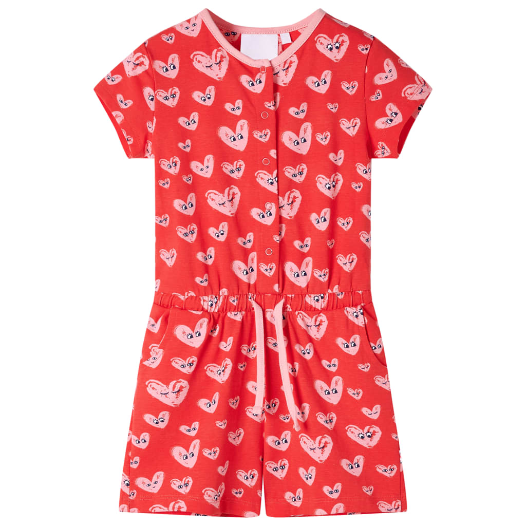 Kids' Play Suit Red 116