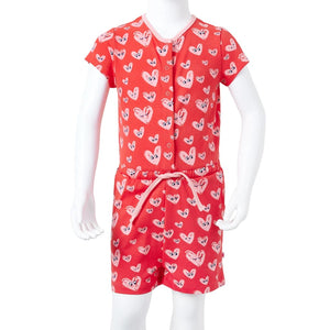 Kids' Play Suit Red 116