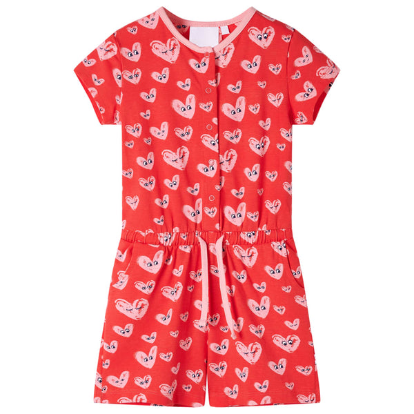 Children's Playsuit Red 128