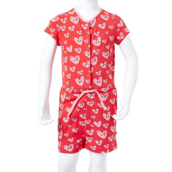 Children's Playsuit Red 140