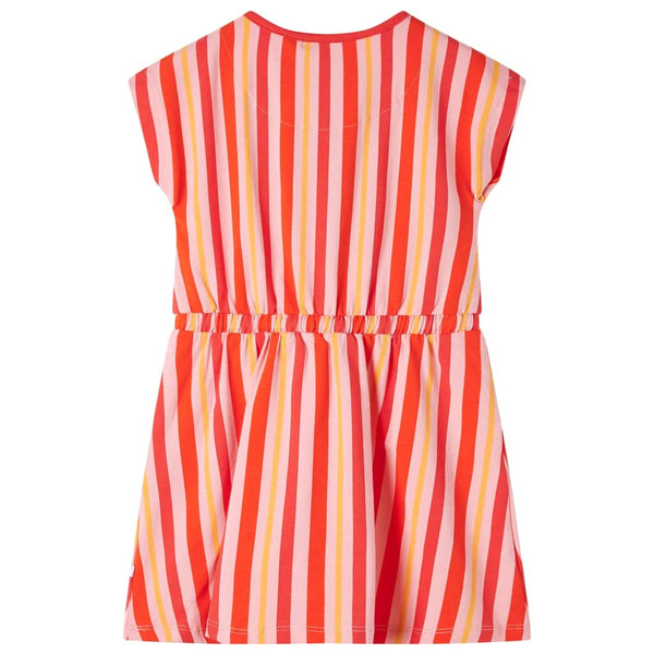 Children's dress with drawstring Pink and Red 104