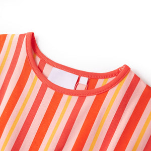 Children's dress with drawstring Pink and Red 104