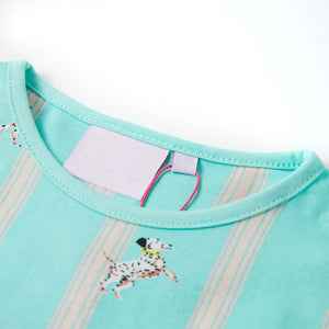 Kids' Short-Sleeved Pajamas Ecru 128