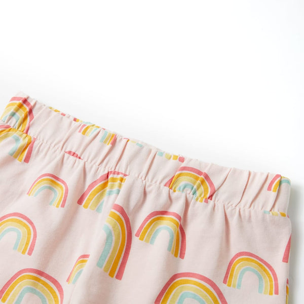 Kids' Short Sleeve Pajamas Light Pink 92