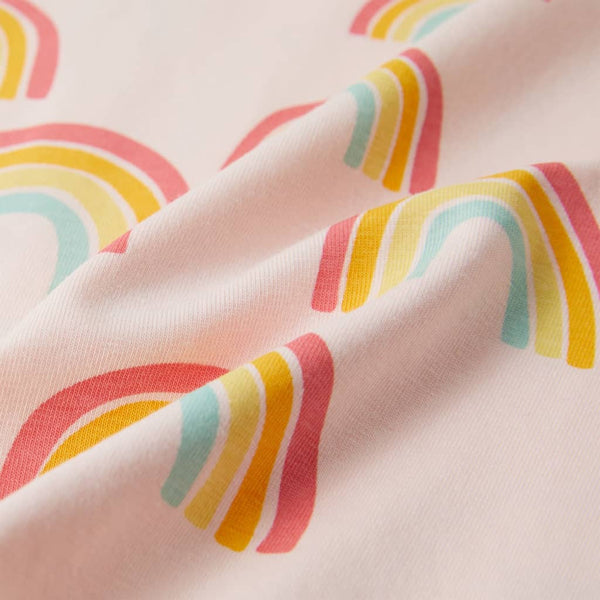Kids' Short Sleeve Pajamas Light Pink 92