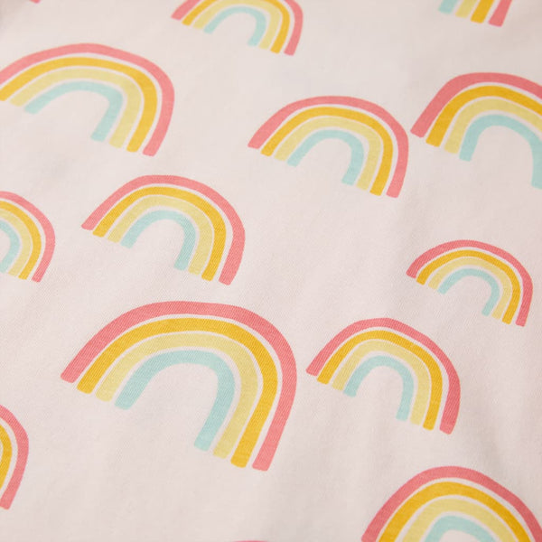 Girls' Short-Sleeved Pyjamas Light Pink 104