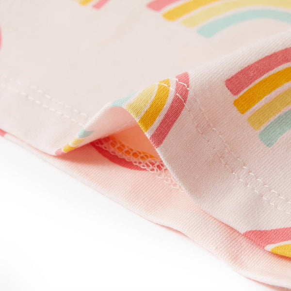 Girls' Short-Sleeved Pyjamas Light Pink 104