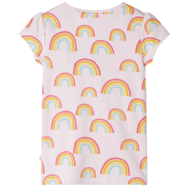 Kids' Short-Sleeve Pajamas Light Pink 128