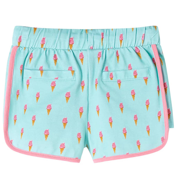 Children's Shorts with Drawstring Light Mint Green 104