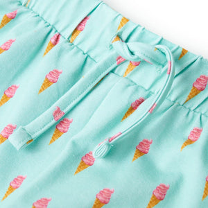 Children's Shorts with Drawstring Light Mint Green 104