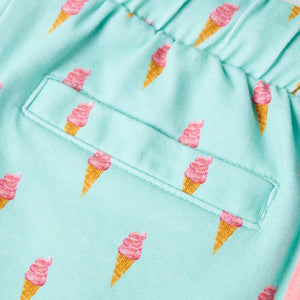 Kids' Shorts with Drawstring Light Mint Green 116