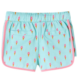 Kids' Shorts with Drawstring Light Mint Green 128