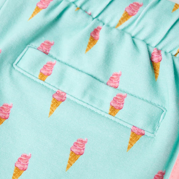 Kids' Shorts with Drawstring Light Mint Green 128