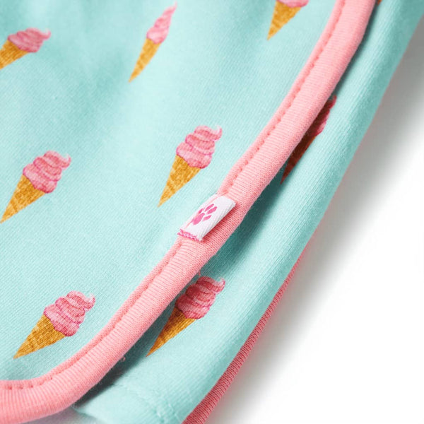 Kids' Shorts with Drawstring Light Mint Green 140