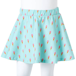 Children's Skirt Light Mint Green 140