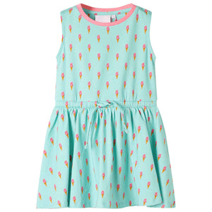 Children's dress with drawstring Light Mint 140