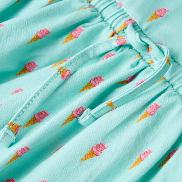 Children's dress with drawstring Light Mint 140