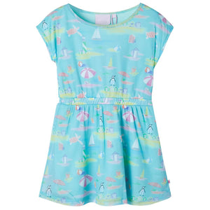 Light Blue Children's Dress 140
