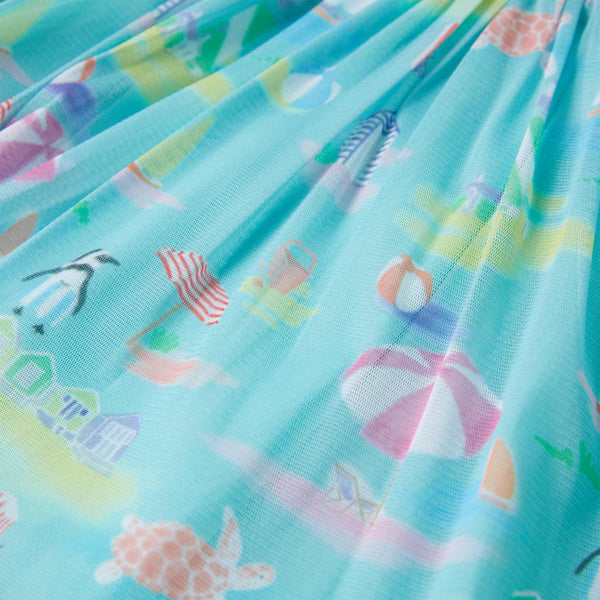 Girls' Pleated Skirt Light Blue 116