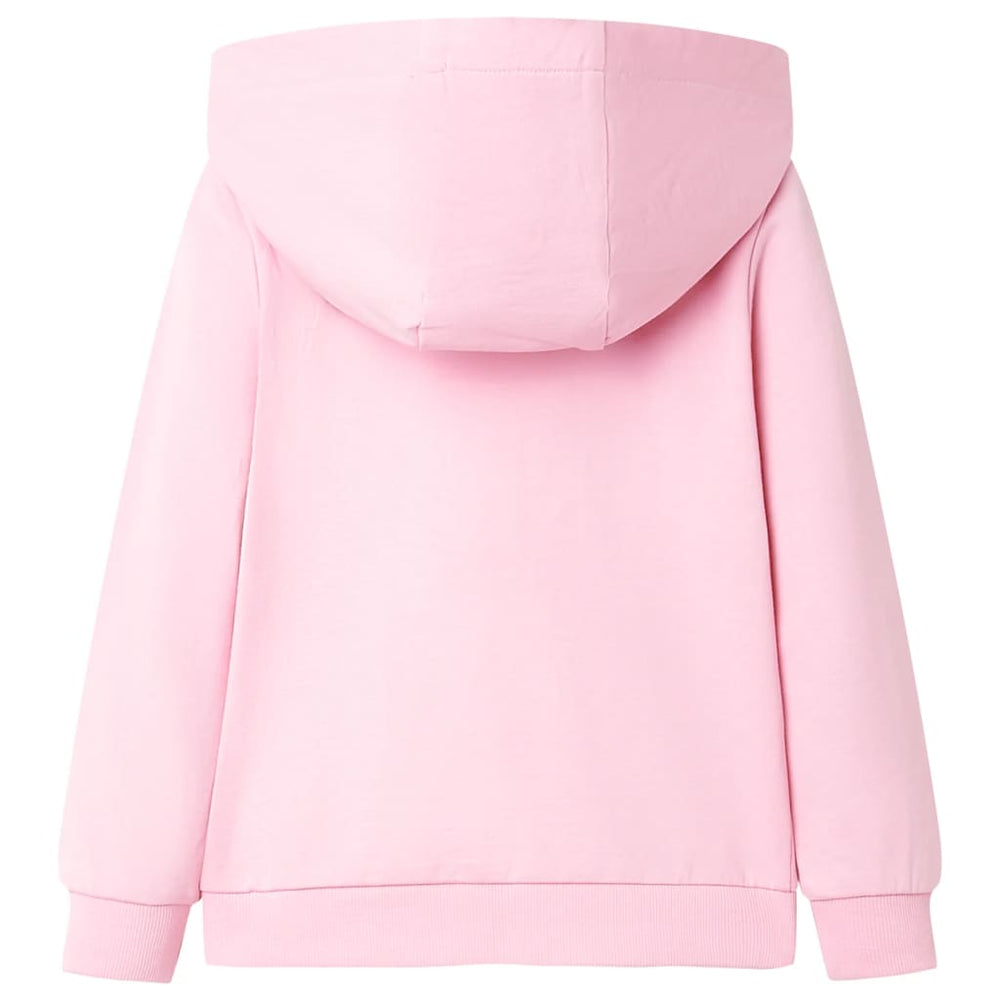 Kids' Zipper Hoodie Light Pink 92