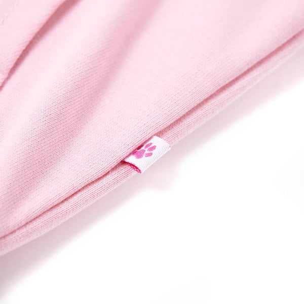 Kids' Zip-Up Hoodie Light Pink 116