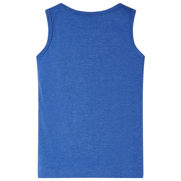 Kids' Tank Top Blue Mélange 104
