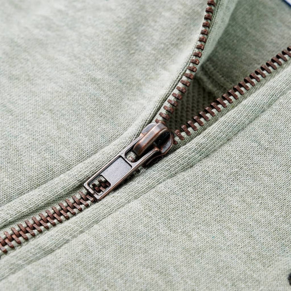 Kids' Zip-Up Hoodie Light Khaki Melange 104
