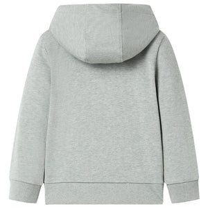 Kids' Zip-Up Hoodie Light Khaki Mélange 116