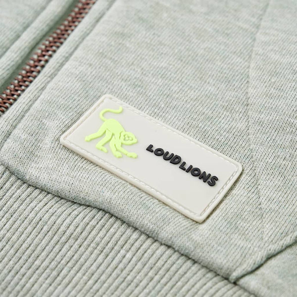 Kids' Zip-Up Hoodie Light Khaki Mélange 116