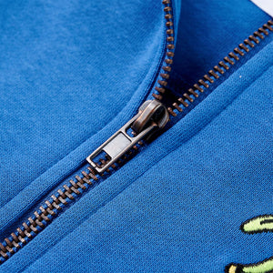 Kids' Zip-Up Hoodie Blue 92