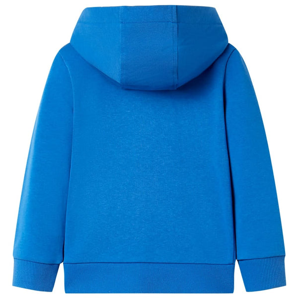 Kids' Hooded Zipper Blue 128
