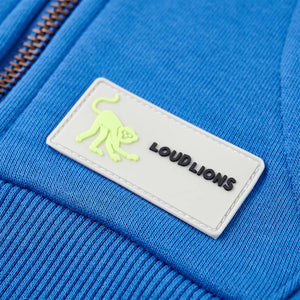 Kids' Hooded Zipper Blue 128
