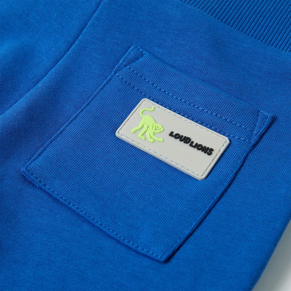 Kids' Drawstring Shorts Blue 140