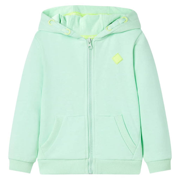 Kids' Zip-Up Hoodie Light Green 92