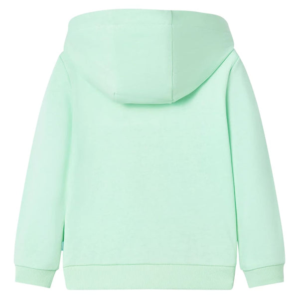 Kids' Zip-Up Hoodie Light Green 92