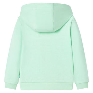 Kids' Hooded Zipper Sweatshirt Light Green 104