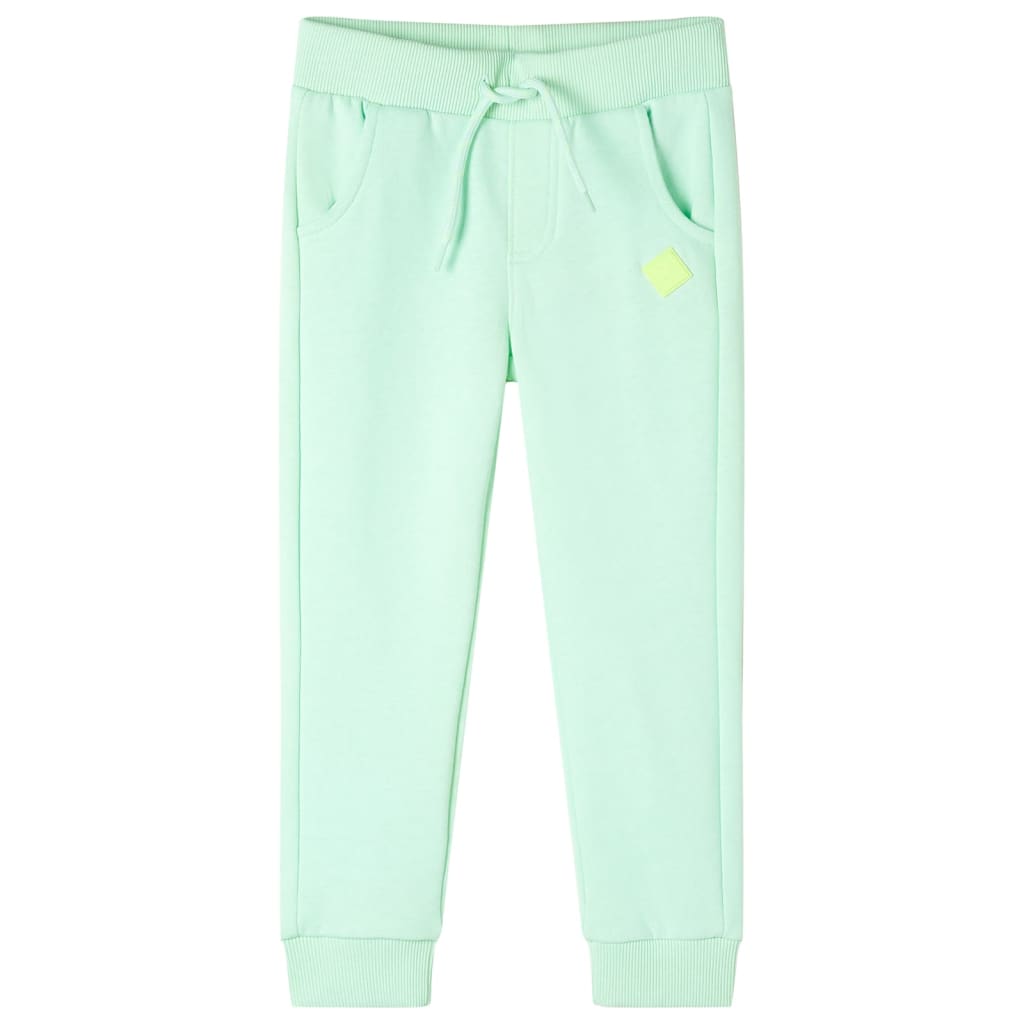 Kids' Track Pants Bright Green 128