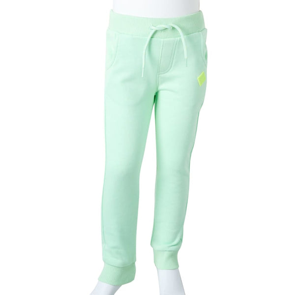 Kids' Track Pants Bright Green 128