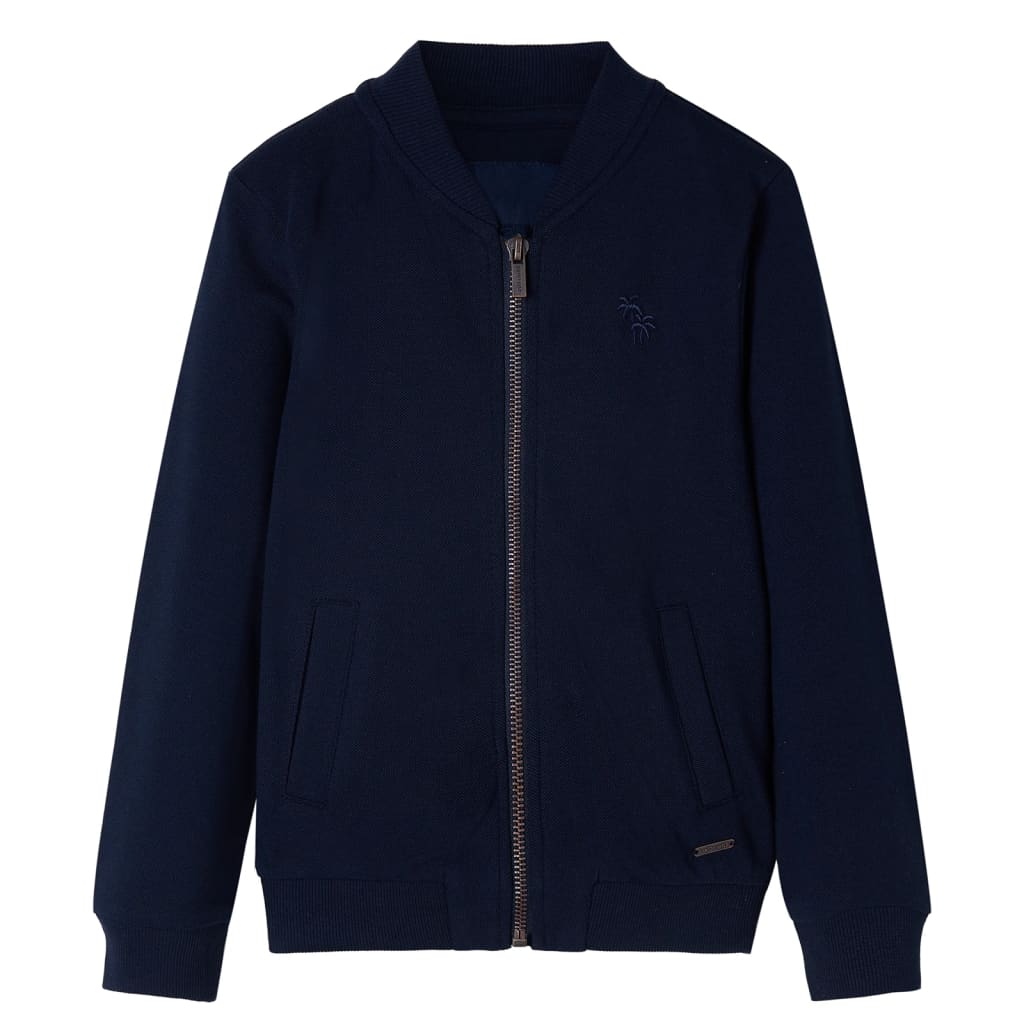 Kids' Zip-Up Sweatshirt Navy 92