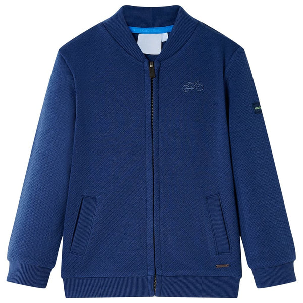 Kids' Zip-Up Sweatshirt Navy 92