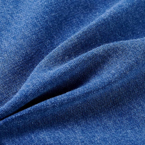 Kids' Zip-Up Hoodie Dark Blue Melange 92